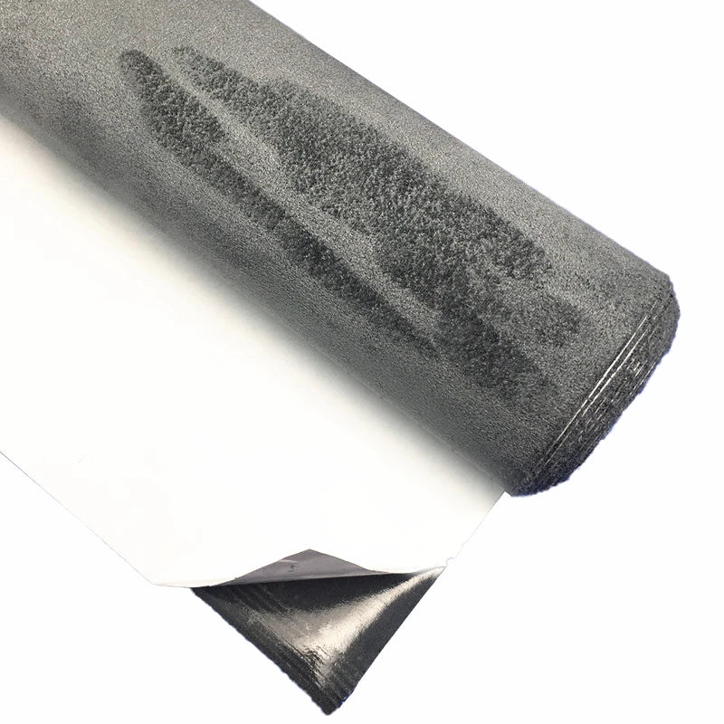 Autofolie Premium Suede Fabric Velvet Schwarz Wasserdicht - Wrapping Folie 1,52m x 15m
