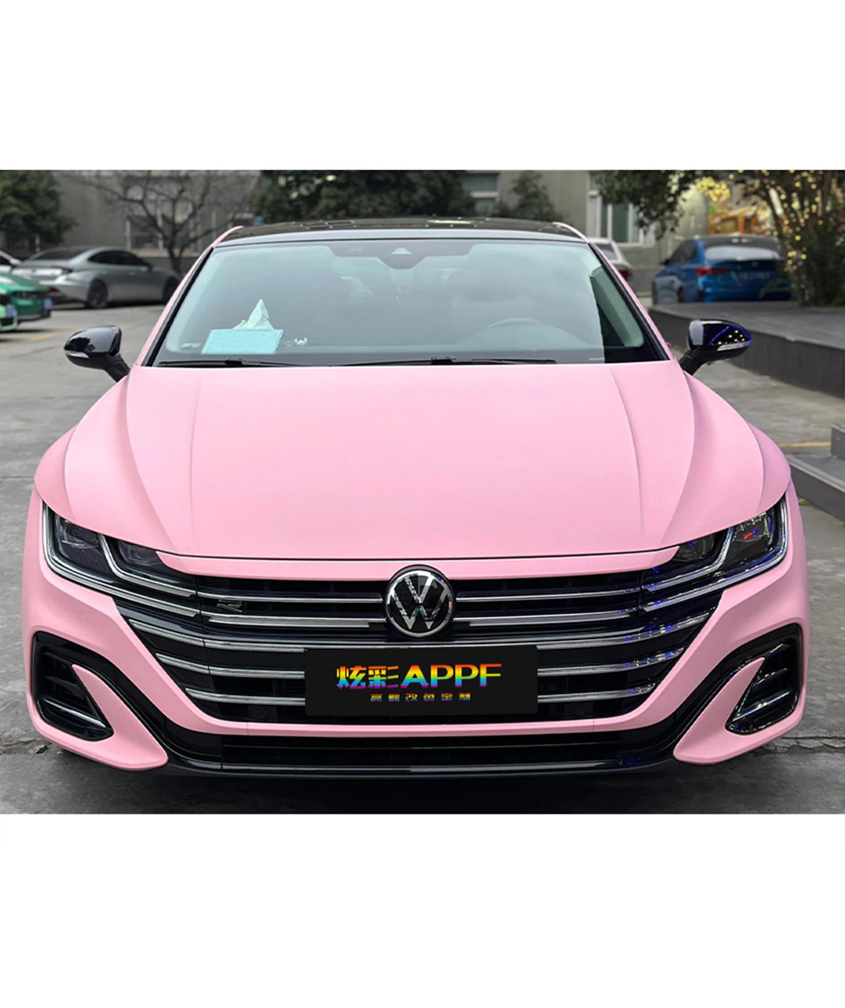 APPF PET Autofolie Matte Rouge Powder – Matt, Farbwechsel & Air Release | 1,52 m × 17 m