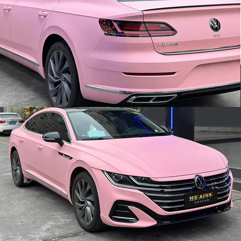 APPF PET Autofolie Matte Rouge Powder – Matt, Farbwechsel & Air Release | 1,52 m × 17 m